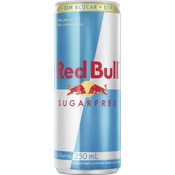 Bebida energética Sugar Free 250ml Red Bull LT 1 UN