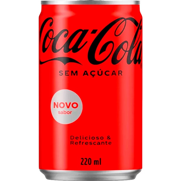 Refrigerante Coca-Cola Sem açúcar, 220ml, Coca-Cola - 1 UN