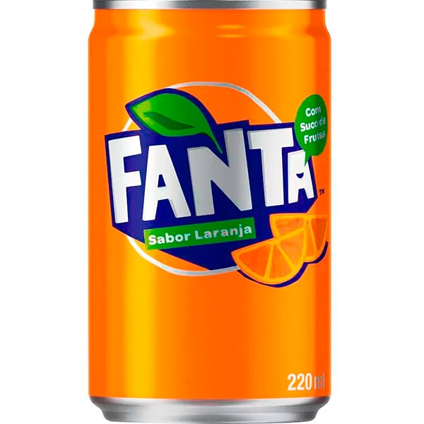 Refrigerante Fanta Laranja, 220ml, Coca-Cola - 1 UN