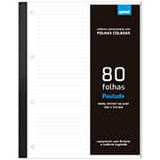 Caderno Universitário com 80 Folhas Coladas Pautadas, 2535808, Spiral - PT 1 UN Caderno Universitário com 80 Folhas Coladas Pautadas, 2535808, Spiral - PT 1 UN