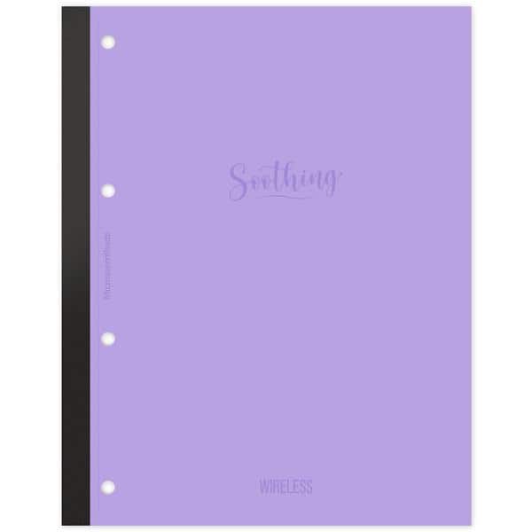 Caderno Universitário Wireless com Folhas Coladas 1x1 80 Folhas, Soothing, Lilás, 2636911, Spiral Soot - PT 1 UN Caderno Universitário Wireless com Folhas Coladas 1x1 80 Folhas, Soothing, Lilás, 2636911, Spiral Soot - PT 1 UN