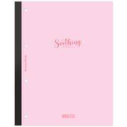 Caderno Universitário Wireless com Folhas Coladas 1x1 80 Folhas, Soothing, Rosa, 2636928, Spiral Soot - PT 1 UN