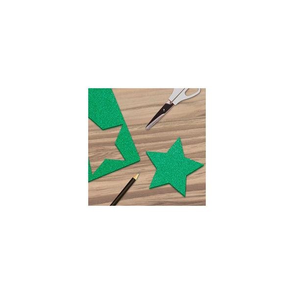 Folha em EVA 600x400x2mm verde bandeira c/ brilho 01 Spiral UN 1 UN
