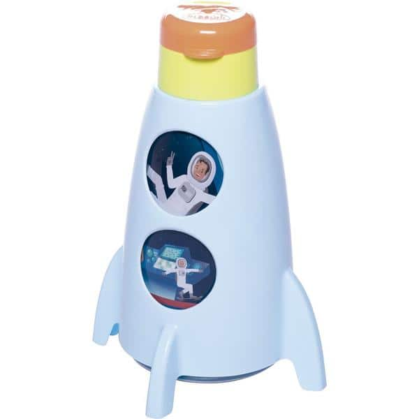 Garrafa escolar Foguete astronauta, 320ml, 13547, Plasutil - PT 1 UN