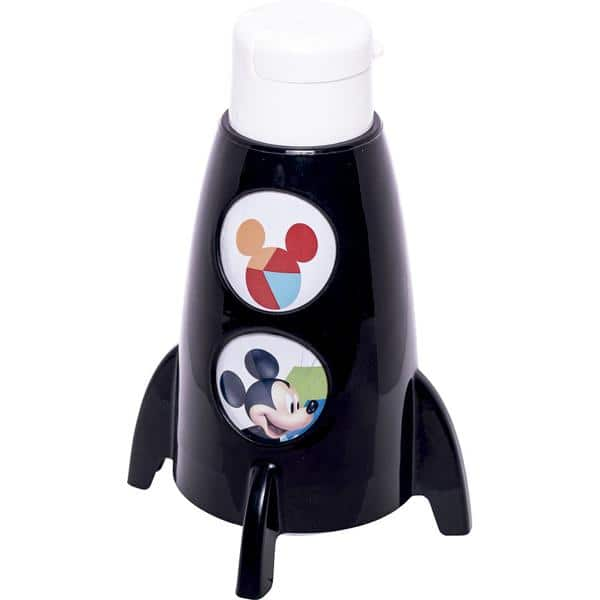 Garrafa Escolar Foguete Mickey Disney, 500ml, 14467, Plasutil - PT 1 UN