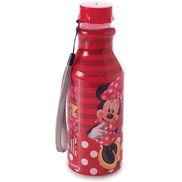 Garrafa Escolar 500ml Retrô Minnie Disney Vm 9081 Plasutil - PT 1 UN