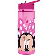Garrafa escolar com canudo, Minnie, 650ml, Yazi - UN 1 UN
