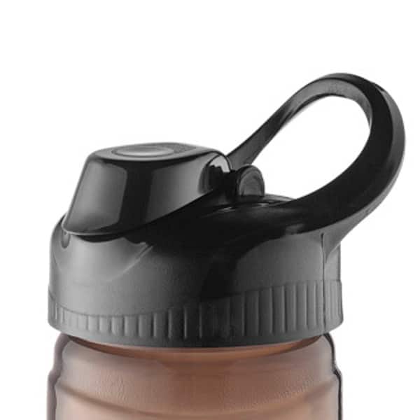 Garrafa escolar plástica, Esport, 500ml, Fumê, SR91/3, Sanremo - PT 1 UN