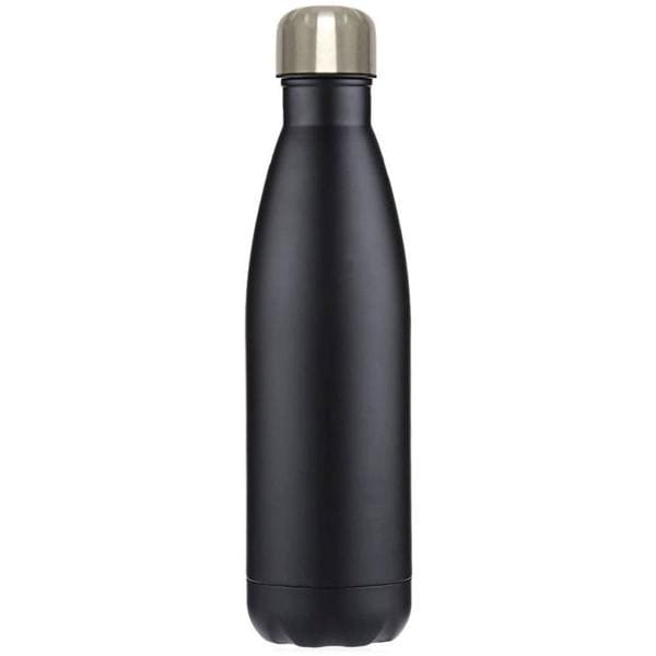 Garrafa em aço inox, 750ml, Preta, HH-0242, Ningbo - CX 1 UN