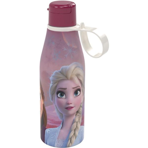 Garrafa escolar abre fácil, 530ml, Frozen, 14473, Plasutil - PT 1 UN