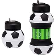 Garrafa escolar retrátil, Bola de Futebol, 520ml, 8726, Maccabi - PT 1 UN Garrafa escolar retrátil, Bola de Futebol, 520ml, 8726, Maccabi - PT 1 UN