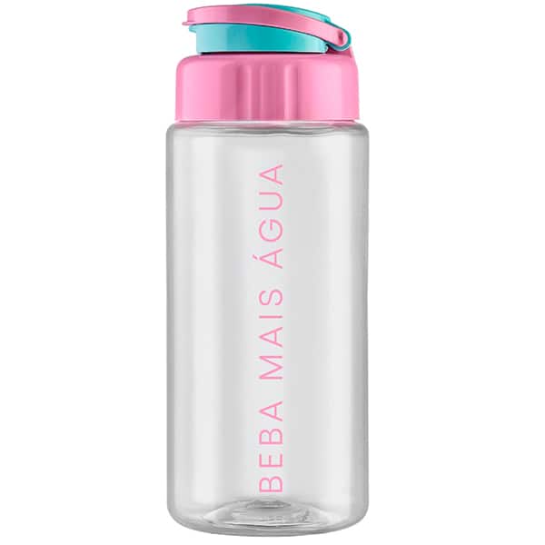 Garrafa escolar Atenas natural, Transparente, 500ml, Igaratiba - PT 1 UN Garrafa escolar Atenas natural, Transparente, 500ml, Igaratiba - PT 1 UN