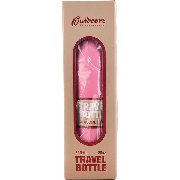 Garrafa térmica Termo Go, Travel Bottle, 600ml, Rosa, OUTD9270, Outdoors - CX 1 UN