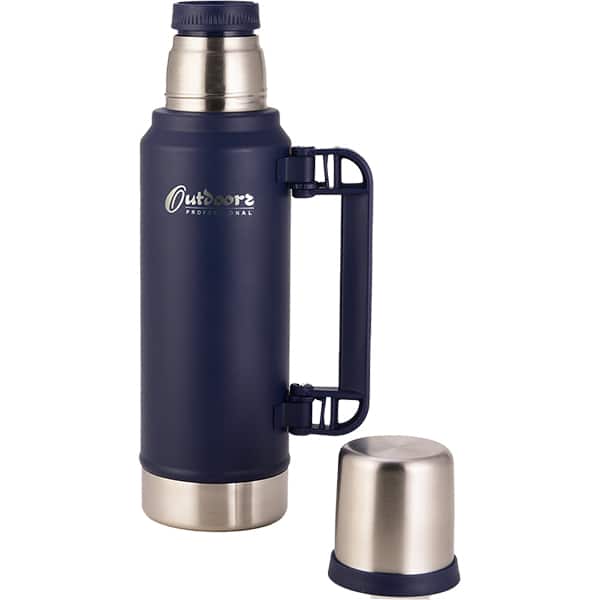Garrafa térmica Termo Go Classic com alça, 1L, Azul, OUTD9355, Outdoors - CX 1 UN