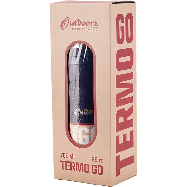 Garrafa térmica Termo Go 750ml, Azul, OUTD9348, Outdoors - CX 1 UN