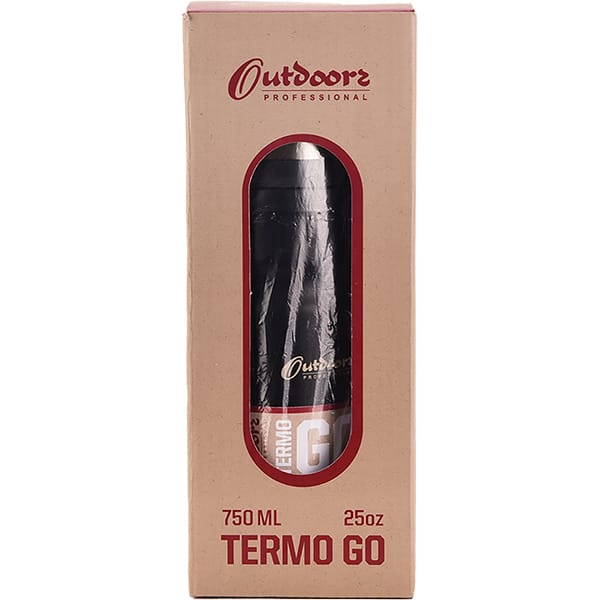 Garrafa térmica Termo Go 750ml, Preto, OUTD9324, Outdoors - CX 1 UN