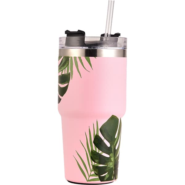 Copo térmico Travel Tumbler, 600ml, Rosa, OUTD9201, Safewell - CX 1 UN