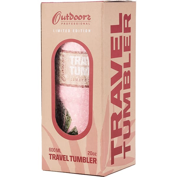 Copo térmico Travel Tumbler, 600ml, Rosa, OUTD9201, Safewell - CX 1 UN