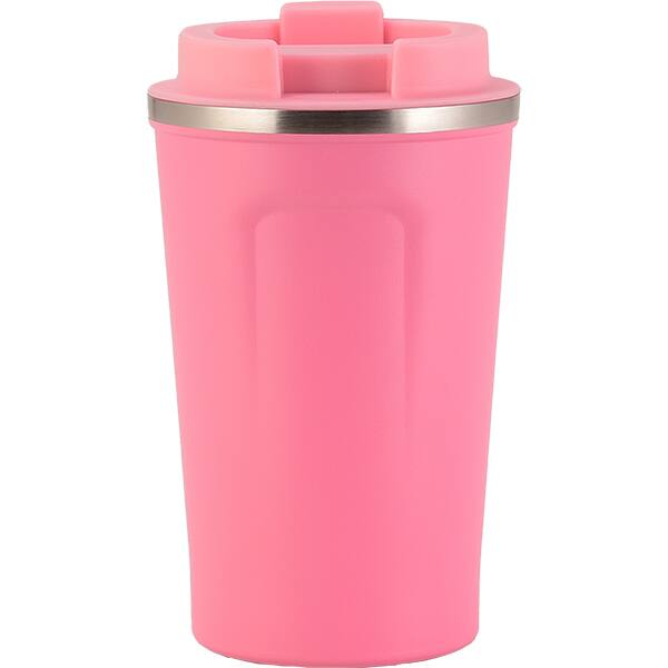 Copo térmico Coffe Mug, 380ml, Rosa, OUTD9430, Safewell - CX 1 UN