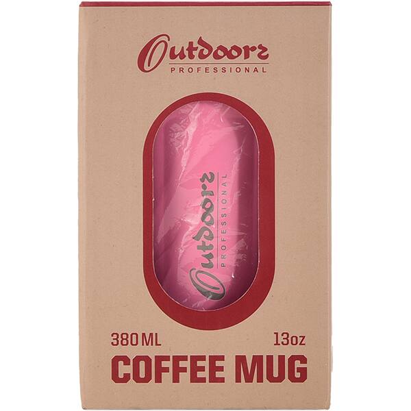Copo térmico Coffe Mug, 380ml, Rosa, OUTD9430, Safewell - CX 1 UN