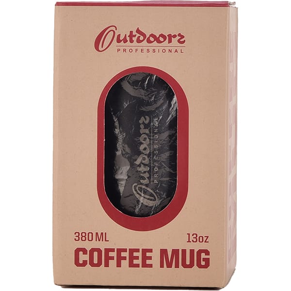 Copo térmico Coffe Mug, 380ml, Preto, OUTD9416, Safewell - CX 1 UN