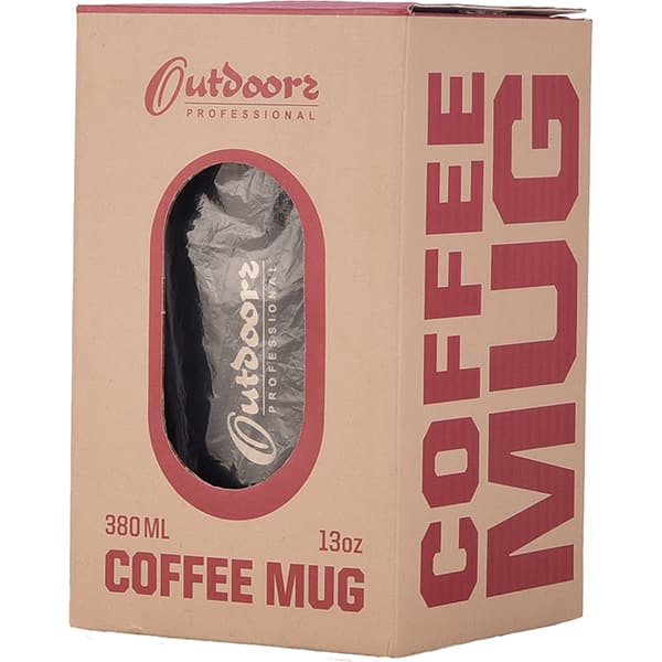 Copo térmico Coffe Mug, 380ml, Preto, OUTD9416, Safewell - CX 1 UN