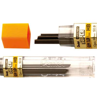 Minas Grafite 0,9mm Hb, 2 Tubos Com 12 unidades, SM-50-HB96 - Pentel BT 1 UN