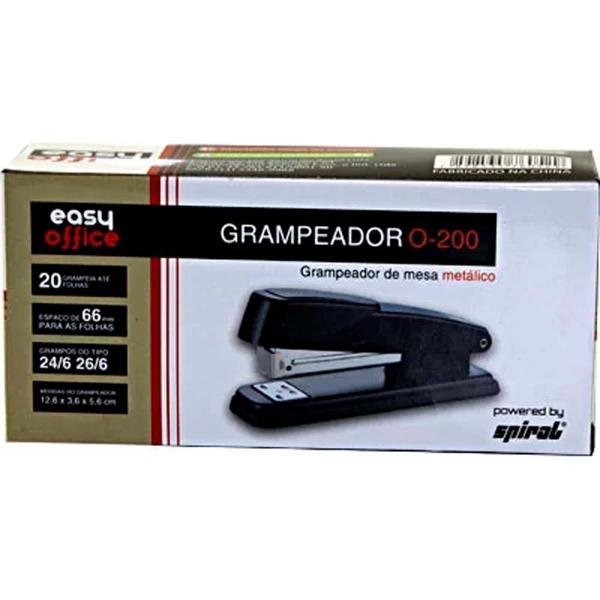 Grampeador 26/6 20fl O-200 Easy Office CX 1 CX