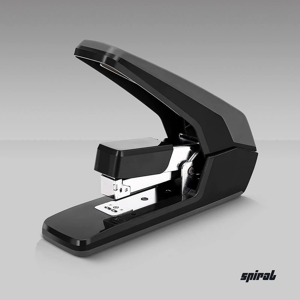 Grampeador Power Saving 23/6 - 24/6 - 23/8 - 24/8 - 23/10 para até 60 Folhas, 60% Menos Esforço ao Grampear Preto, 3292b, Spiral - CX 1 UN Grampeador Power Saving 23/6 - 24/6 - 23/8 - 24/8 - 23/10 para até 60 Folhas, 60% Menos Esforço ao Grampear Preto, 3292b, Spiral - CX 1 UN