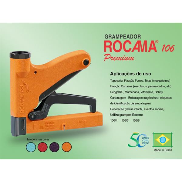 Grampeador rocama 106 premium sortidos Gramserv BT 1 UN