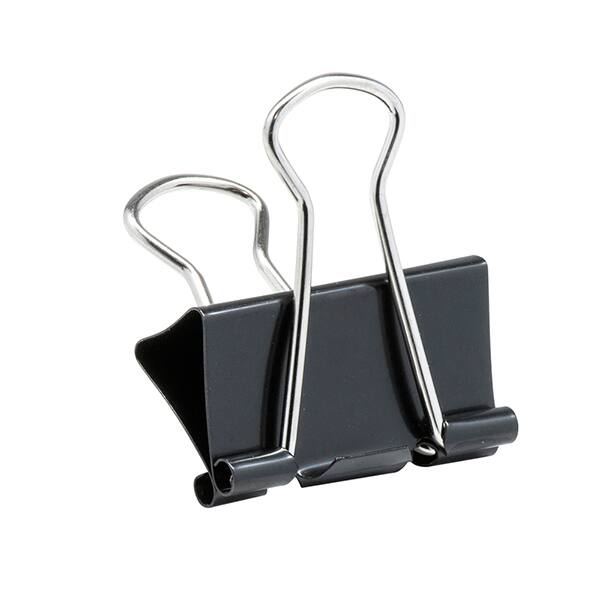 Prendedor de papel 32mm preto BD3224 Brw PT 24 UN