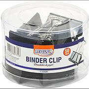 Prendedor de papel 50mm preto BD5112 Brw PT 12 UN PT 12 UN Prendedor de papel 50mm preto BD5112 Brw PT 12 UN PT 12 UN