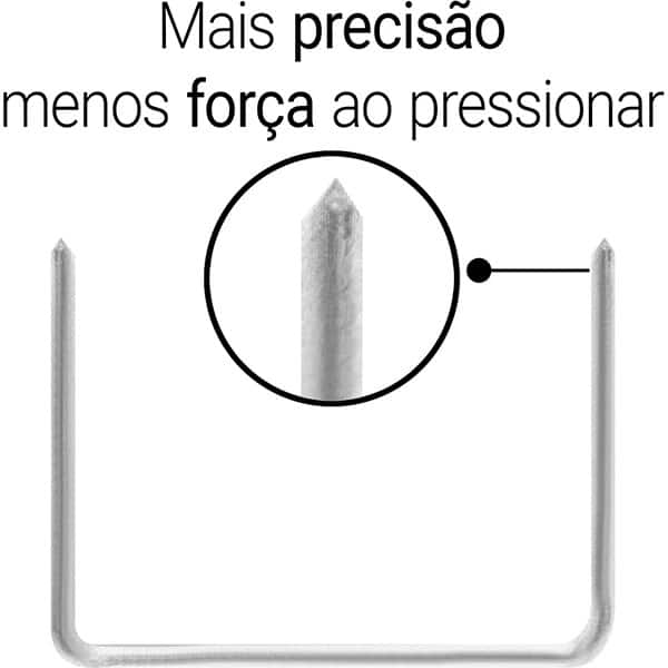 Grampo para grampeador galvanizado, 26/6, Easy Office - CX 5000 UN