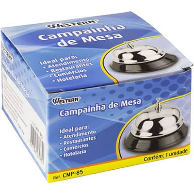 Sineta em inox CMP-85 Western CX 1 UN