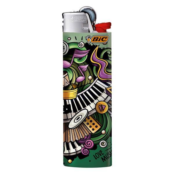 Isqueiro BIC Maxi, Edição Limitada DECOR TREND, com 8 Opções de Estampas Trend Sortidas, 971062 - 1 UN