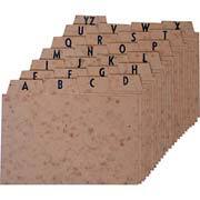 Indice a/z marmorizado 5x8 para fichário Mano PT 1 UN Indice a/z marmorizado 5x8 para fichário Mano PT 1 UN
