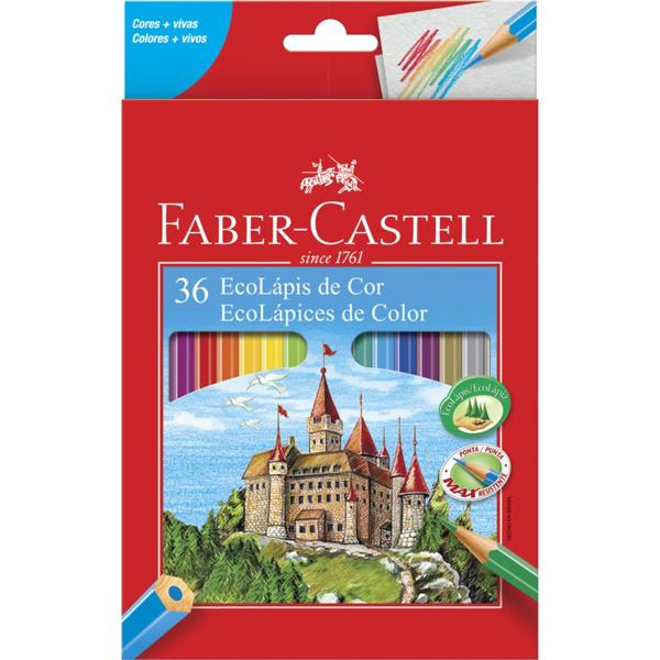 Lápis de Cor Sextavado 36 Cores, Faber-Castell - CX 1 UN Lápis de Cor Sextavado 36 Cores, Faber-Castell - CX 1 UN
