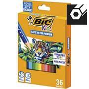 Lápis de Cor sextavado, 36 Cores, BIC - CX 36 UN