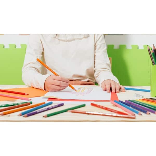 Lápis de Cor BIC Evolution com 36 cores, Sextavado, Fácil de apontar, Mais resistência e durabilidade, 930230 - CX 1 UN