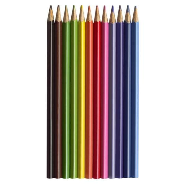 Lápis de Cor BIC Evolution Triangular, Estojo com 12 Cores Vivas e Ponta Resitente, 930126 - CX 1 UN