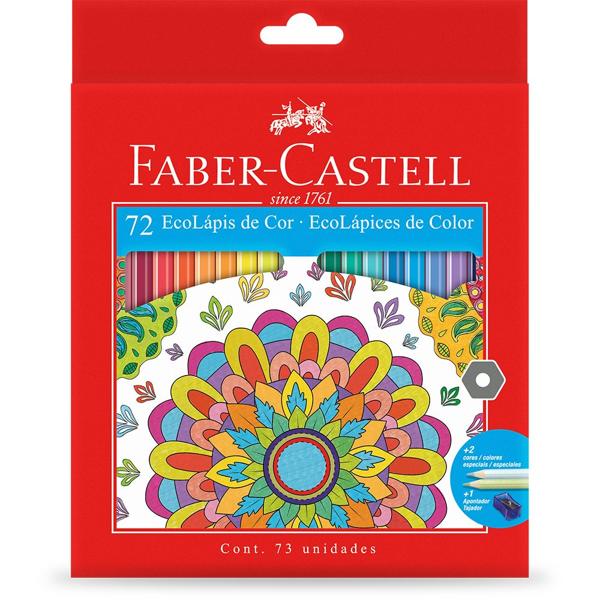 Lápis de Cor 72 Cores, Faber-Castell - CX 1 UN Lápis de Cor 72 Cores, Faber-Castell - CX 1 UN
