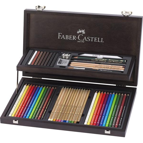 Mix com 53 Peças Art & Graphic Faber-Castell - Estojo ET 53 UN Mix com 53 Peças Art & Graphic Faber-Castell - Estojo ET 53 UN