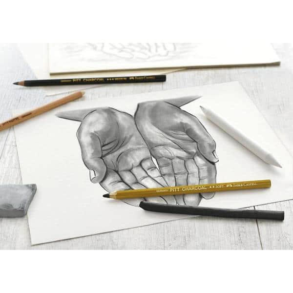 Carvão Sketch Set Creative Studio Faber-Castell - Estojo ET 6 UN