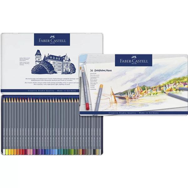 Lápis de Cor Faber-Castell - 10 cores metálicas