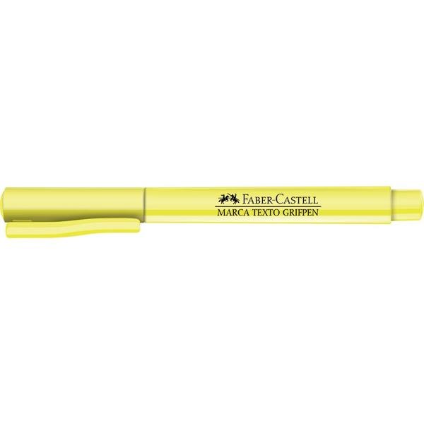 Marca Texto Grifpen, Amarelo, 12 Unidades, Faber-Castell - CX 12 UN