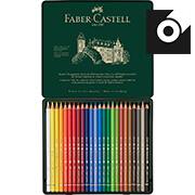 Lápis de Cor 24 cores, Polychromos, 110024, Faber-Castell - ET 24 UN