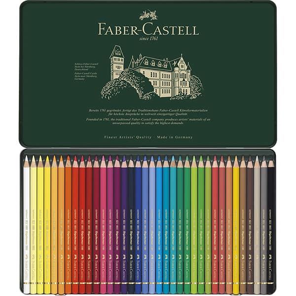 Lápis de Cor 36 cores, Polychromos, 110036, Faber-Castell - ET 36 UN