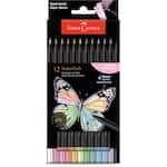 Lápis De Cor Supersoft, redondo, 12 Cores Pastel, Faber-Castell - ET 12 UN
