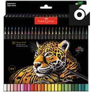 Lápis De Cor redondo Supersoft, 50 Cores, Faber-Castell - ET 50 UN