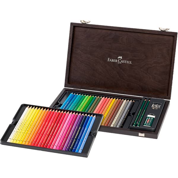Lápis de Cor 48 cores Polychromos + acess. 110006 Faber-castell ET 48 UN